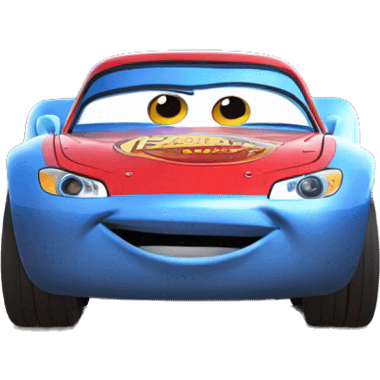 Lighting mcqueen saying ka chow emoji