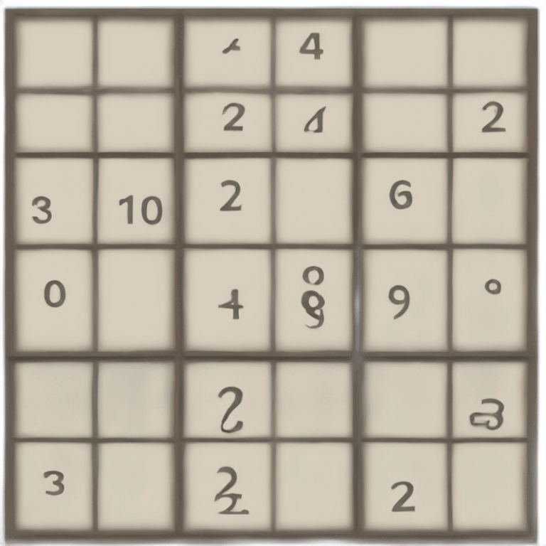 Sudoku emoji