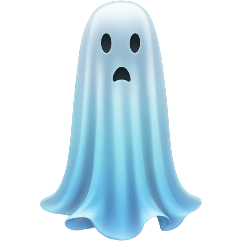 transparent ghost, ethereal, without shape emoji