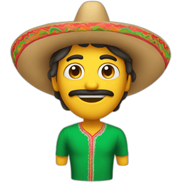 Mexican with sombrero emoji