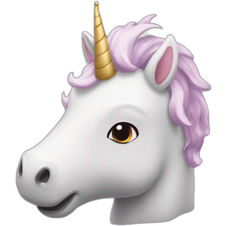 Un doudou licorne emoji