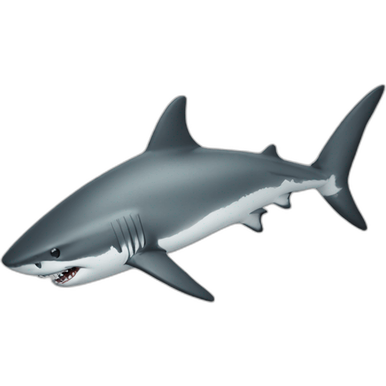 white shark emoji