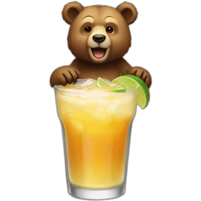 bear drink tyoda emoji