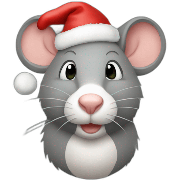 rat père noel emoji