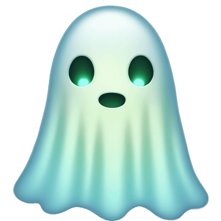 glowing ghost emoji