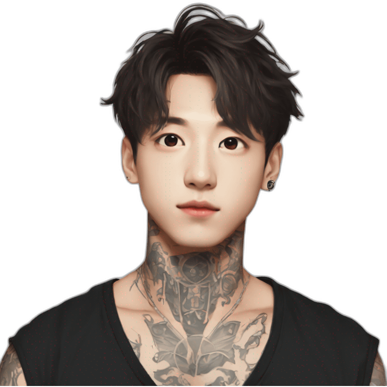 jungkook-tatoo emoji