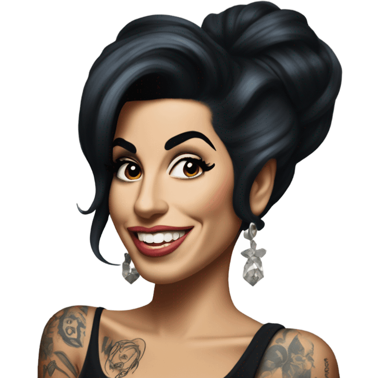 Amy winehouse smiling  emoji