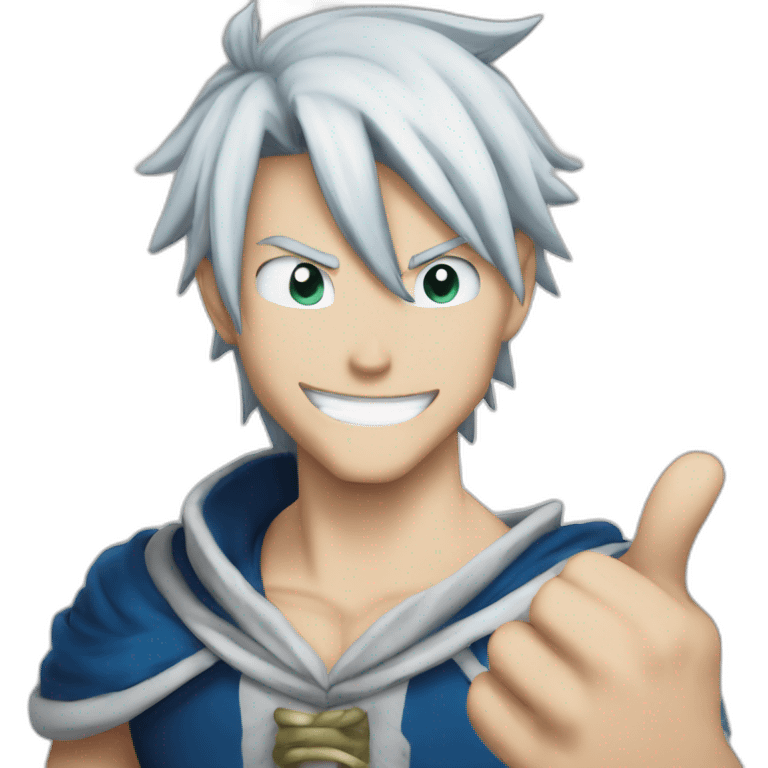 fairy tail luxus thumbs up emoji