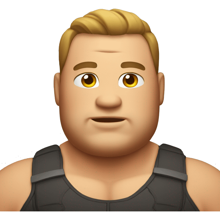 chubby muscular man emoji