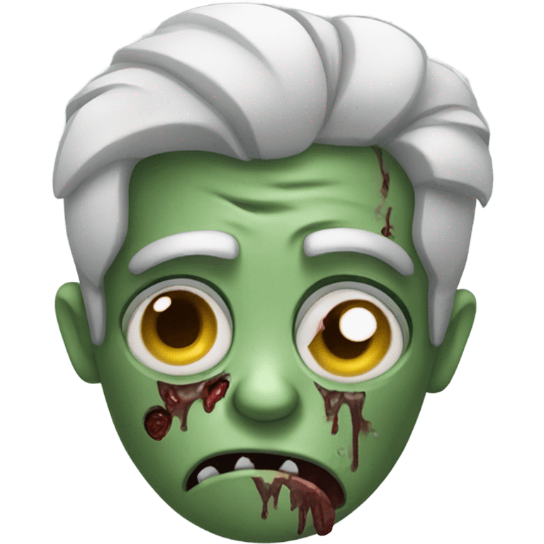 Extra sleepy zombie emoji