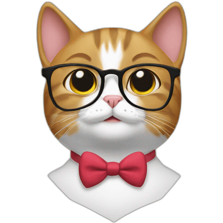 nerd cat emoji