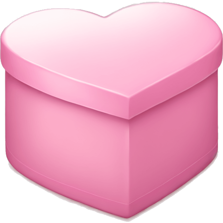 Candy heart light pink box emoji