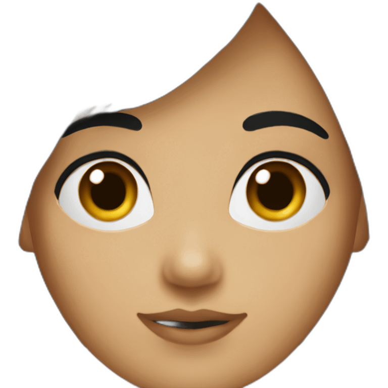 canadian-girl-black-bangs emoji