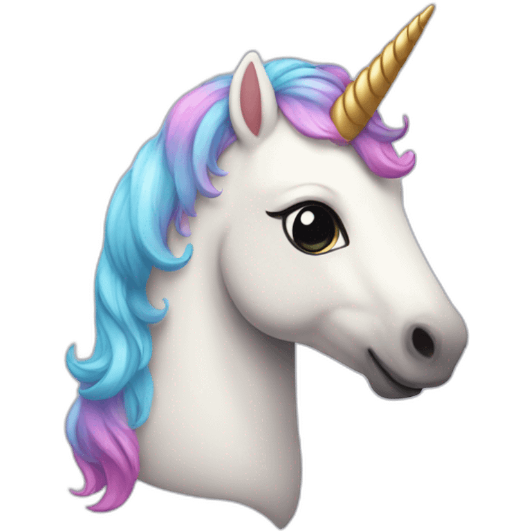 Cute unicorn  emoji