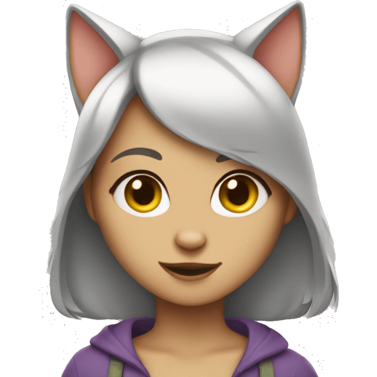 cat girl emoji