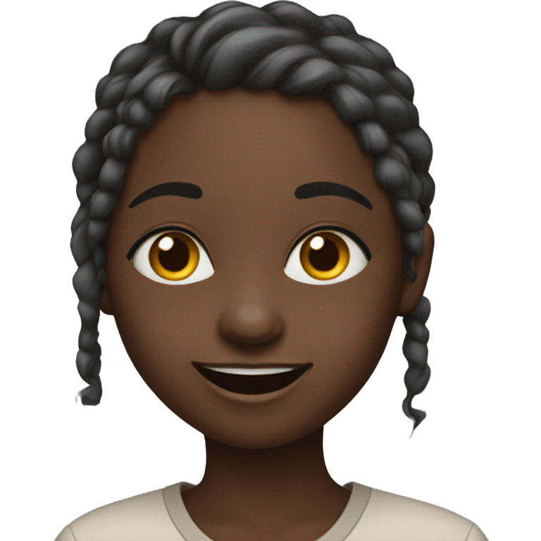 kenyan girl happ emoji