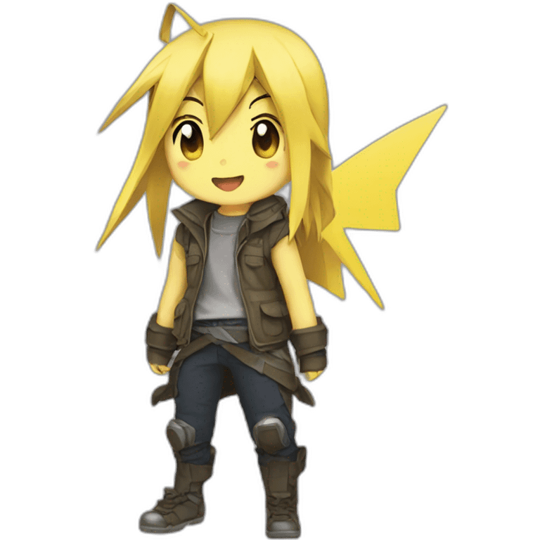 imagine pikachu as that girl from full metal alchemist emoji