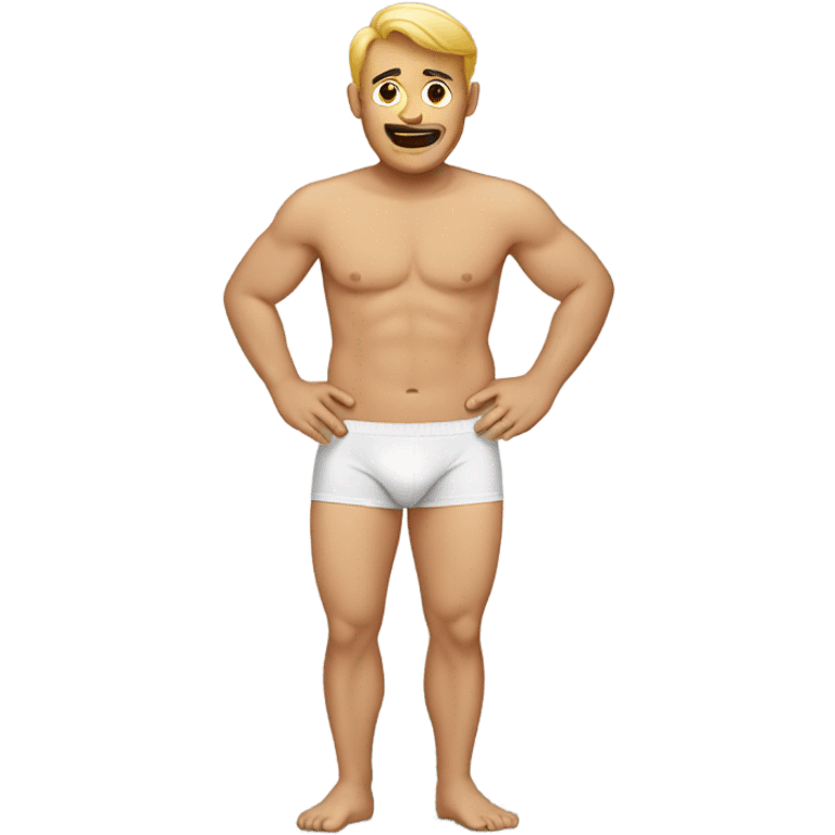 Man in his underwear emoji