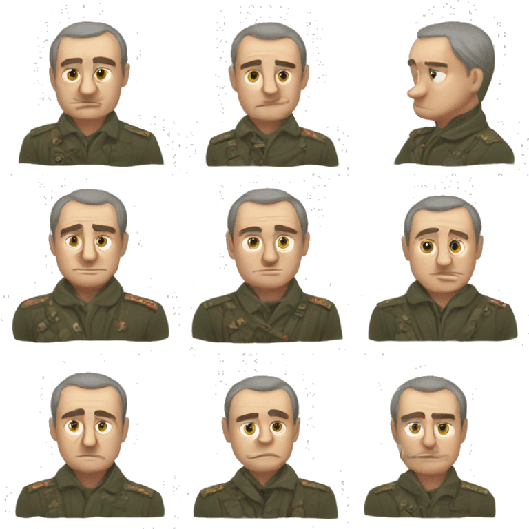 typical russian man who lost his war and now is so sad emoji