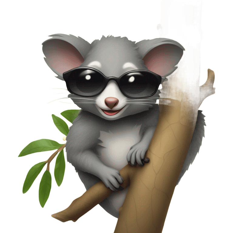 Cool possum emoji