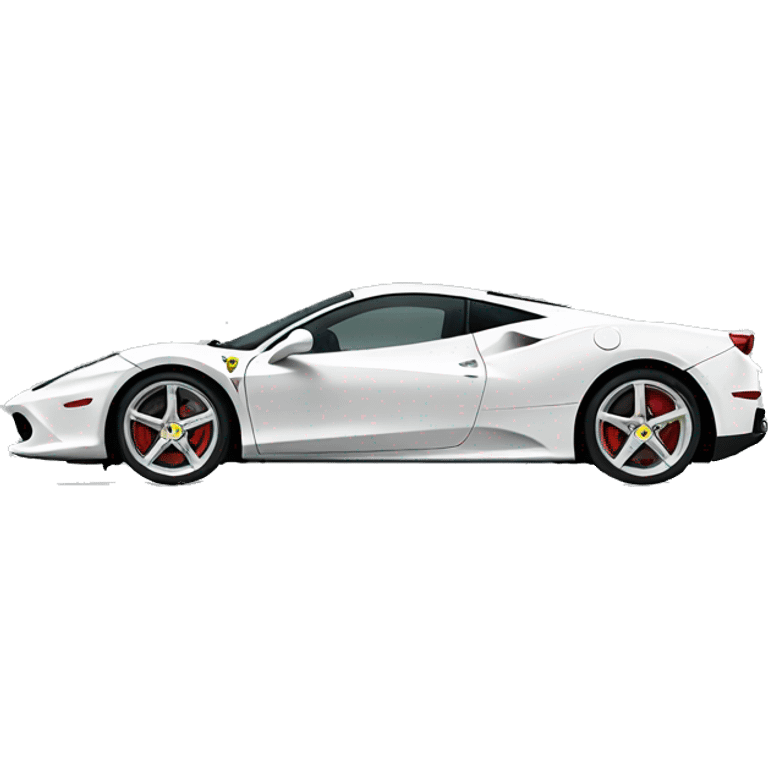 White ferrari emoji