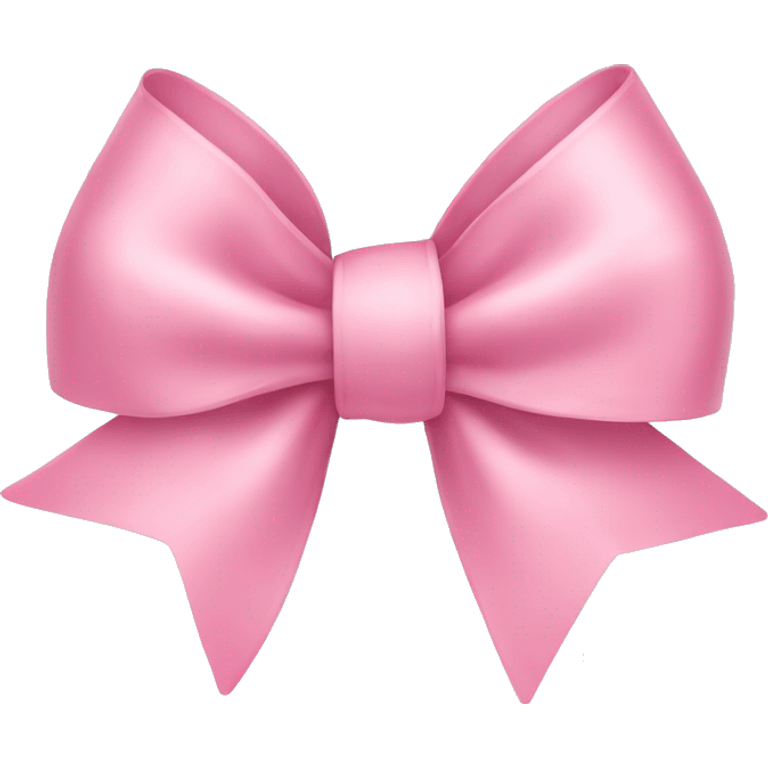 light pink ribbon bow emoji