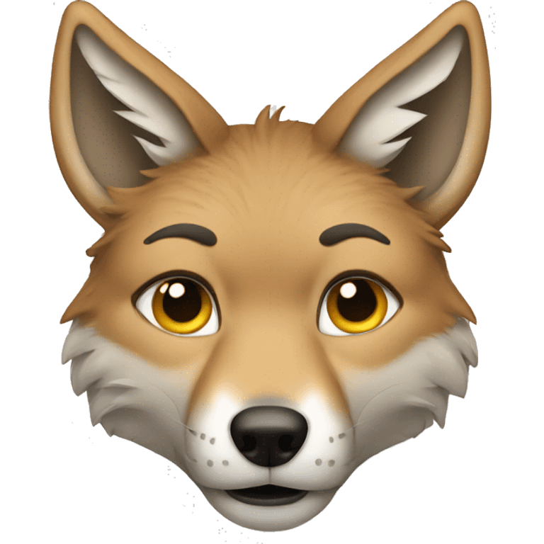 crying coyote emoji