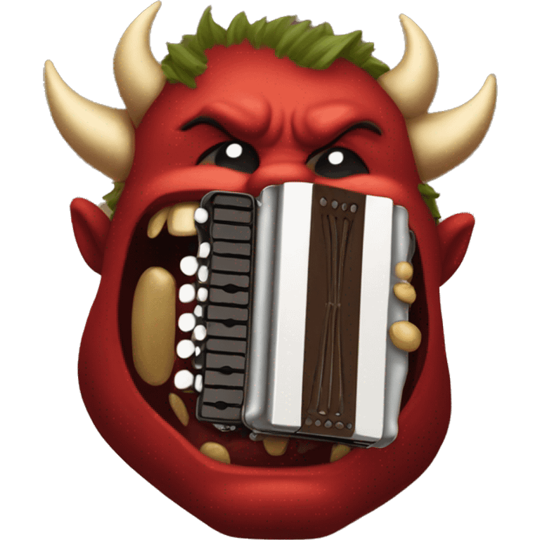 Harmonica devil emoji