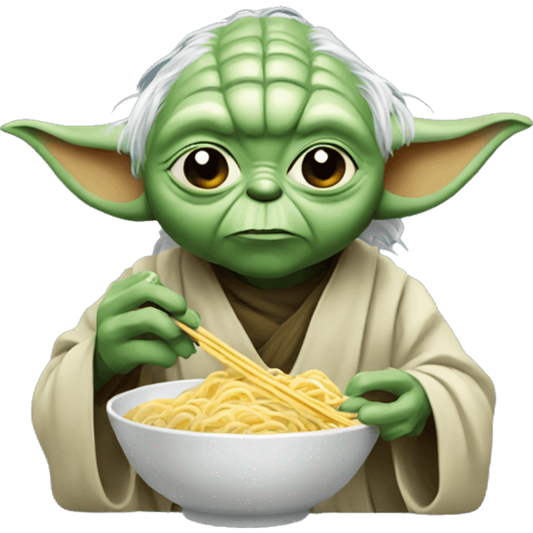 yoda eating noodles emoji