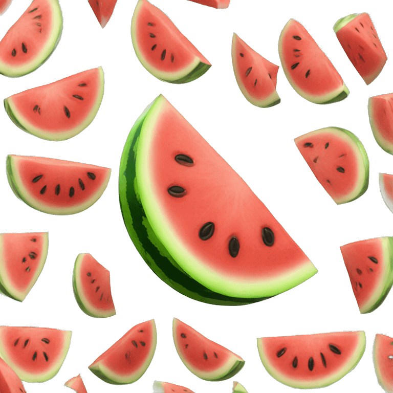 Realistic Watermelon  emoji