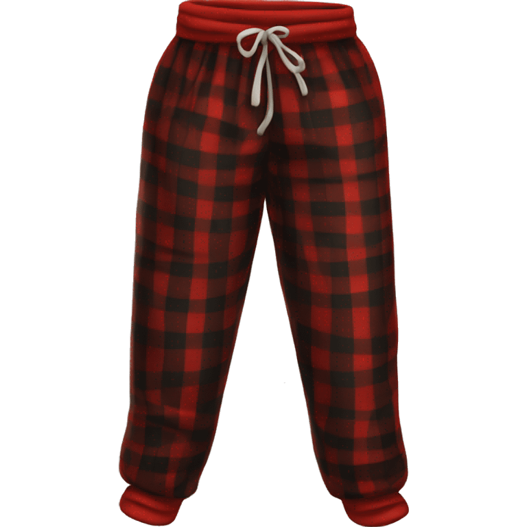 Red and black pj pants emoji