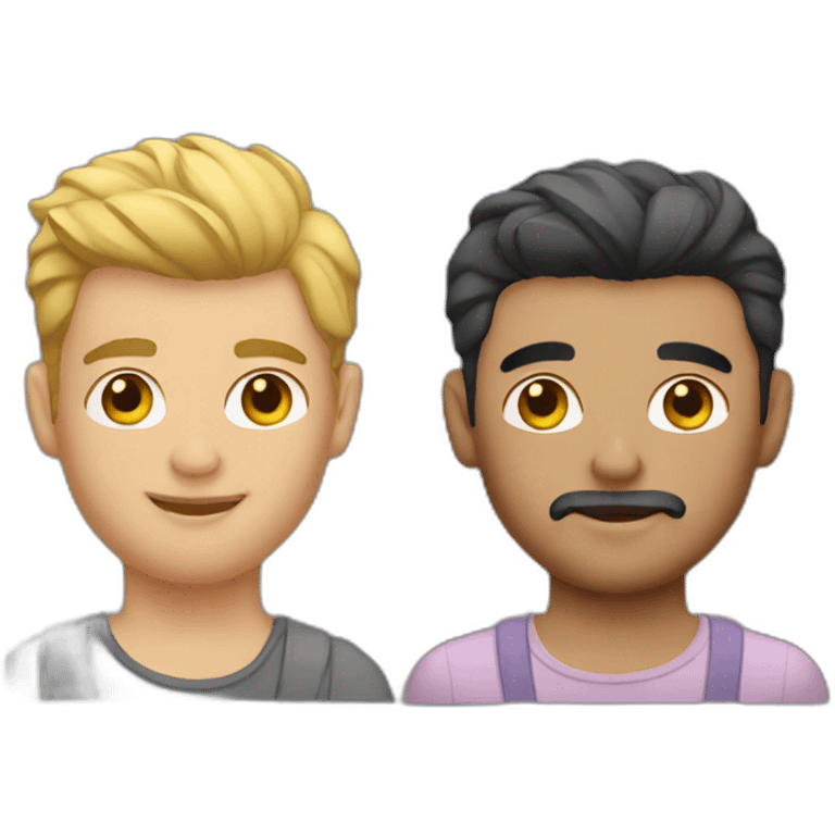 Sexy gay couple emoji