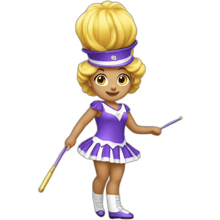 Majorette emoji