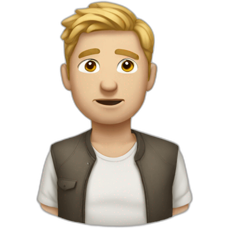 cringe white man emoji