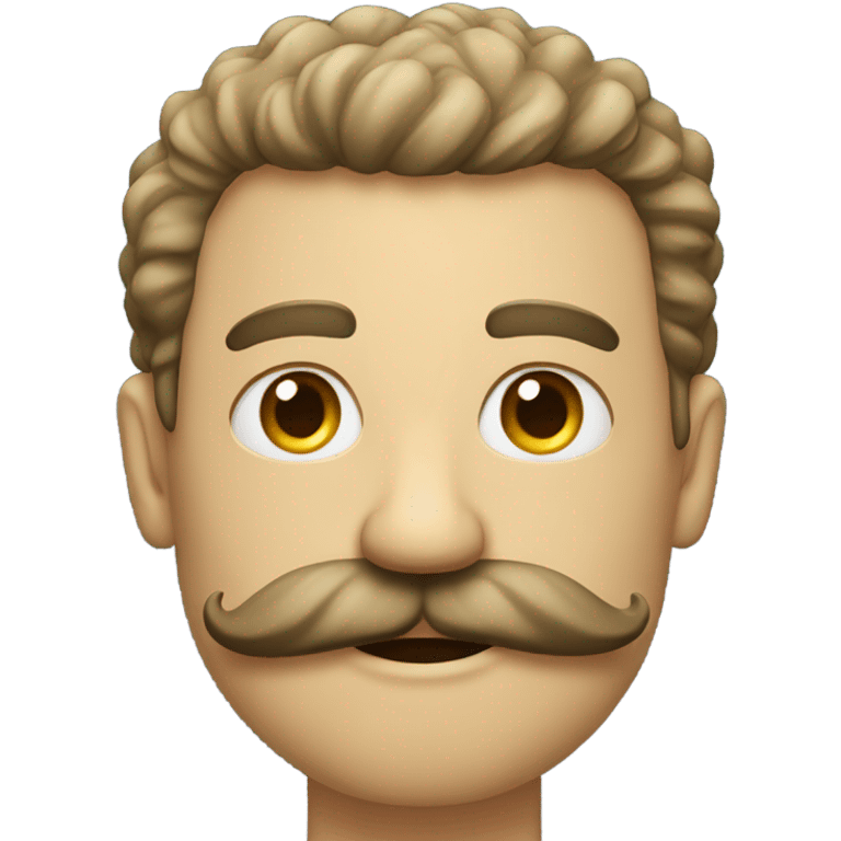 Man with huge mustache  emoji