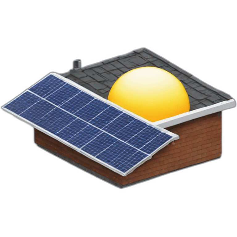 Solar roof emoji