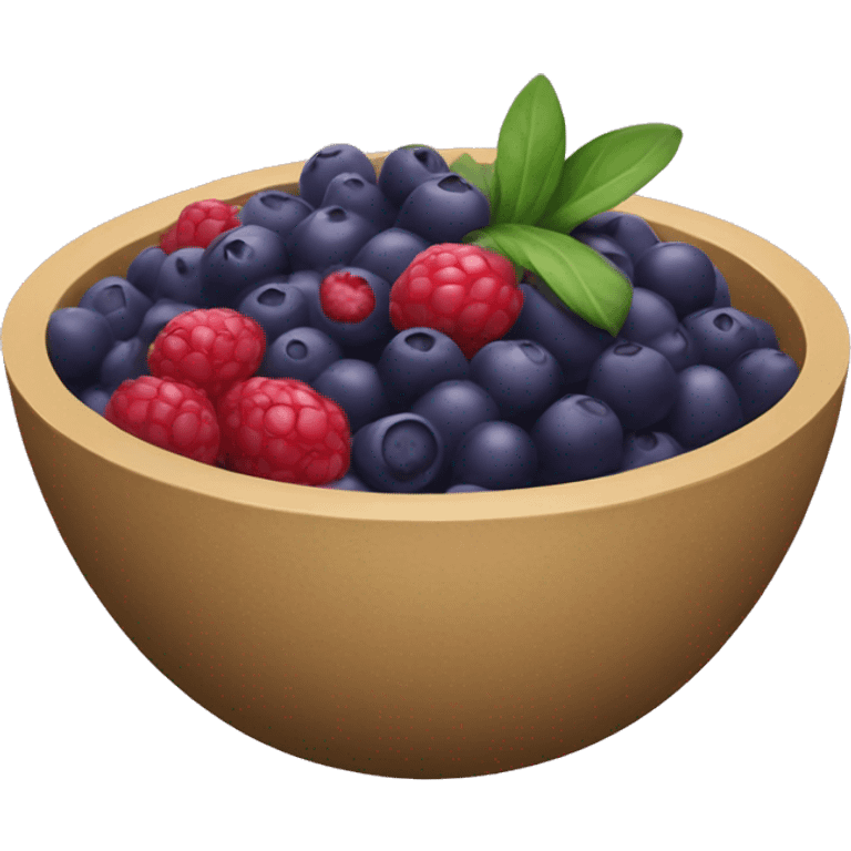 Açai bowl emoji