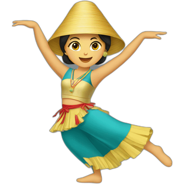 Danseuse vietnamienne  emoji