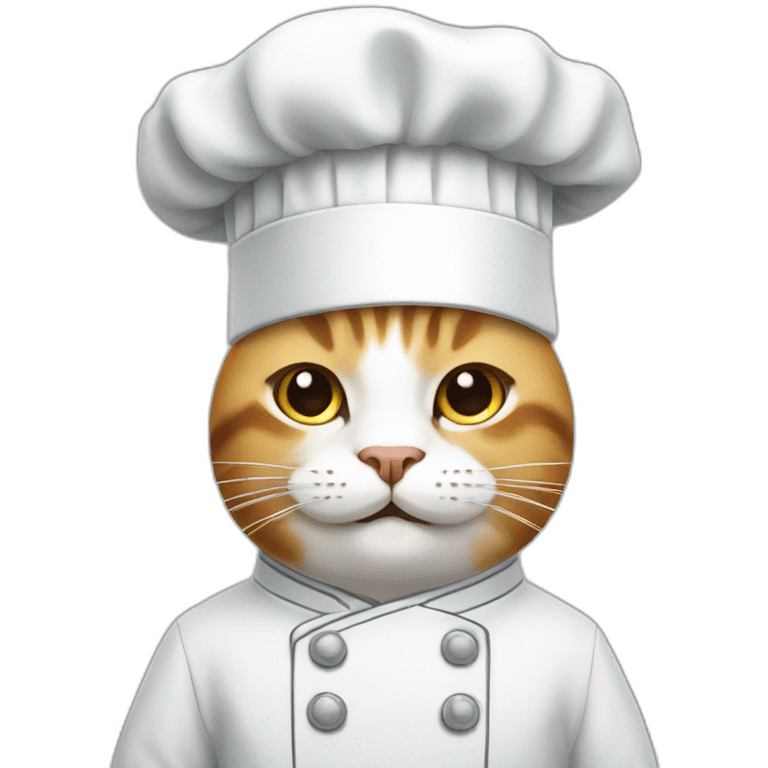 cat chef emoji