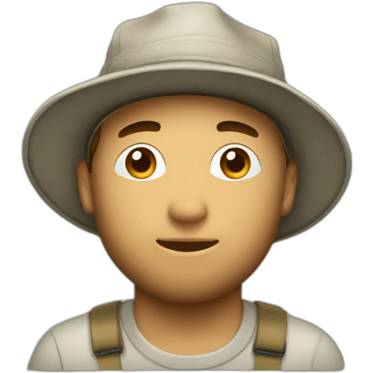 No fisher hat. Basecap work backwards.  emoji