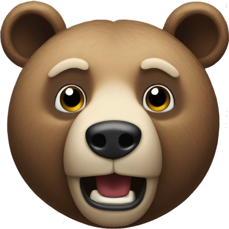 passive agresive bear emoji