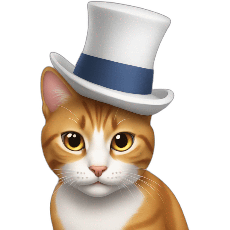 Cat in hat emoji