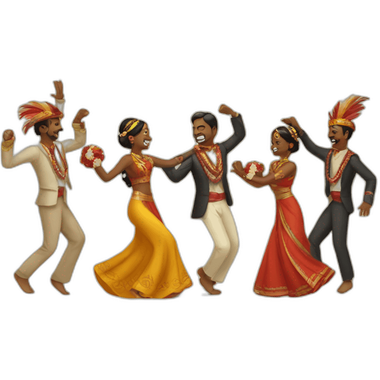 Indians wedding dance  emoji