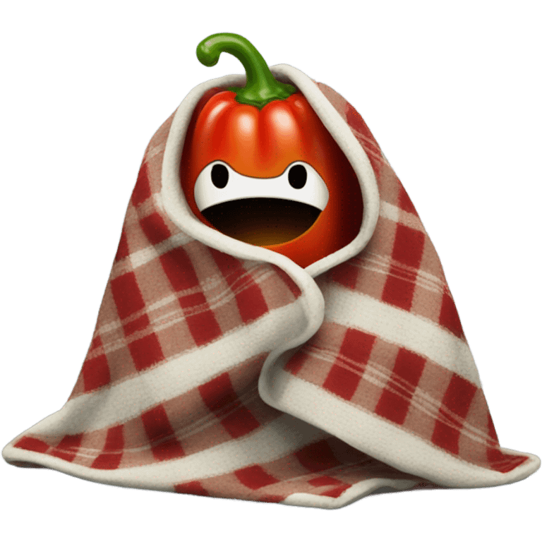 pepper in blanket emoji