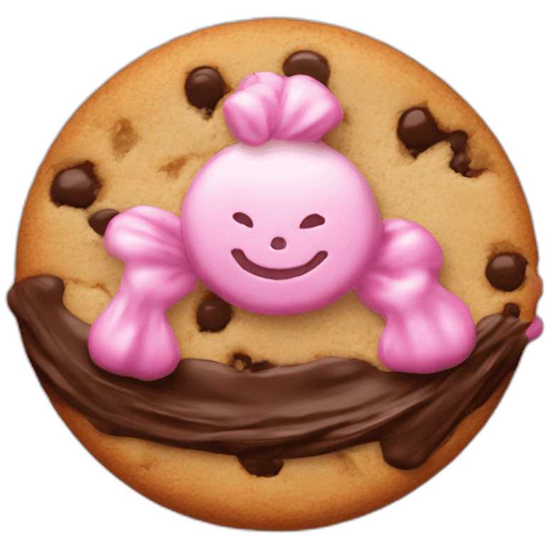 coquette on cookie emoji