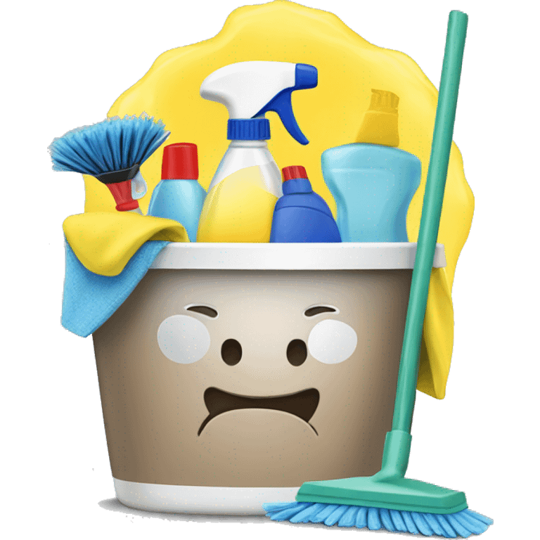 Cleaning supplies  emoji