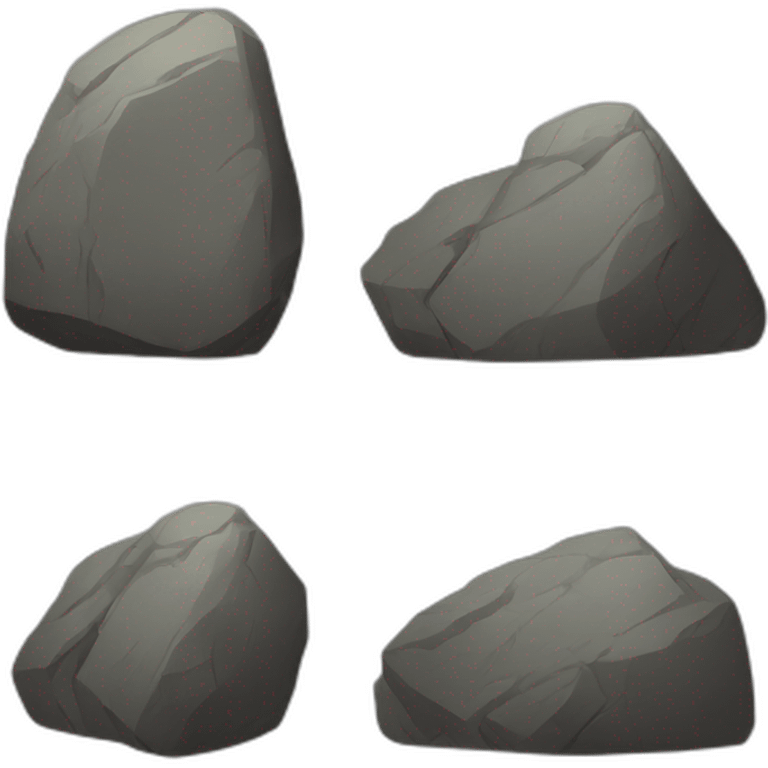 sad rock emoji