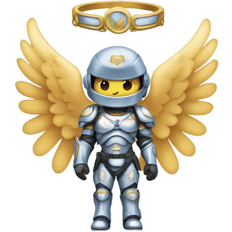 Un emoji con un ángel que diga armor cases emoji