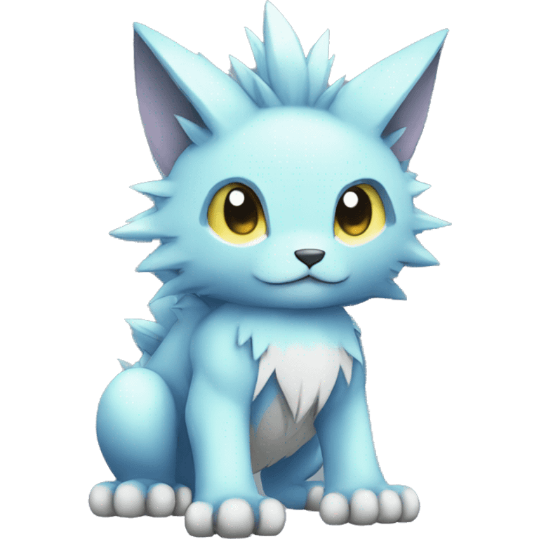 cute cool Digimon-Fakemon-animal full body emoji