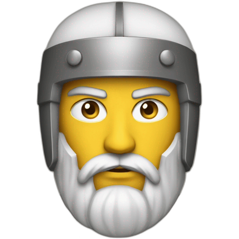 Stoic warrior emoji